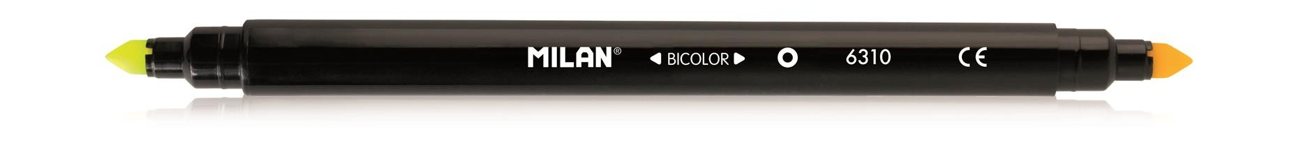 Pisaki dwustronny 10szt - 20kol. Bicolor Milan